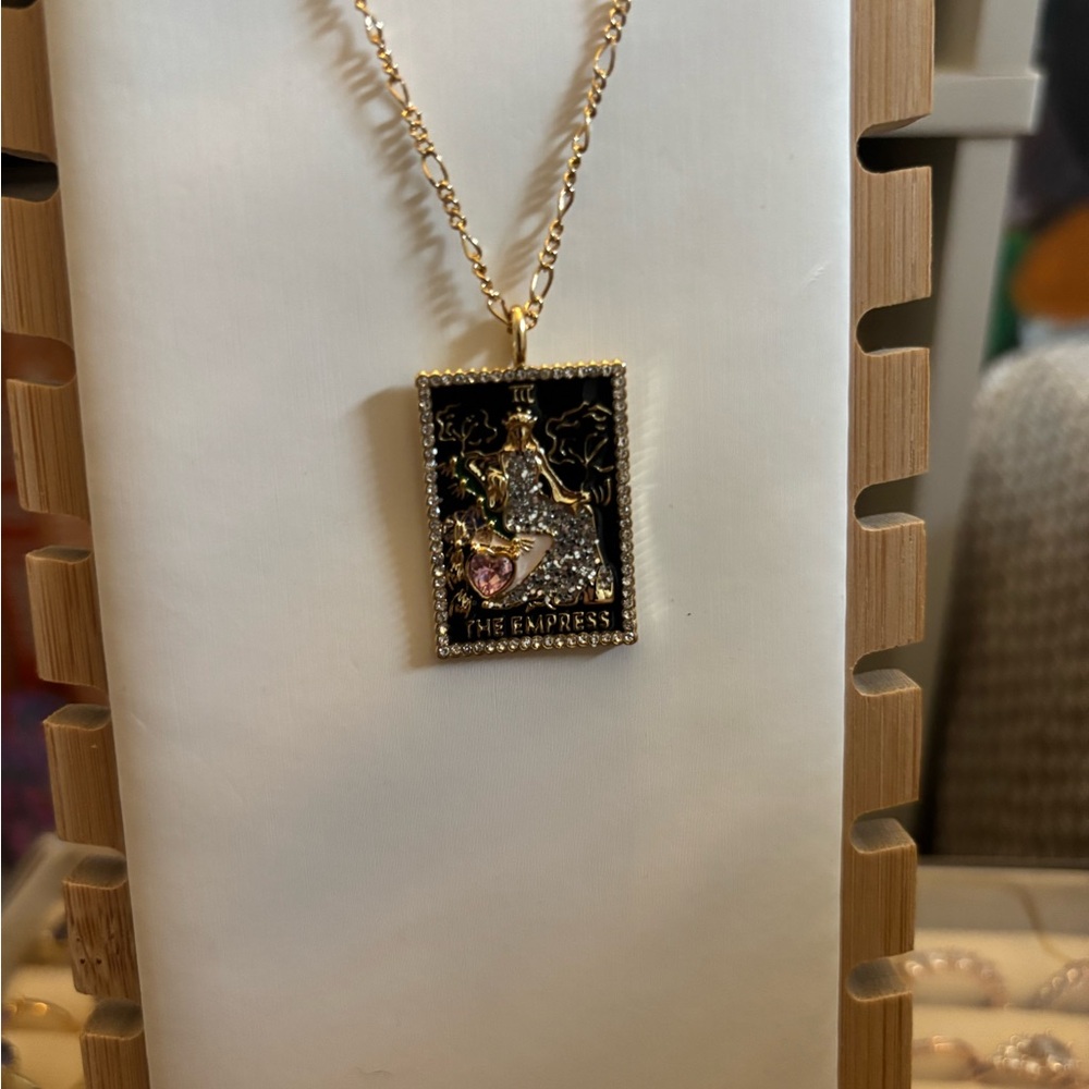 Tarot NWT + Original Card, Bag Baublebar Tarot Card Necklace Empress - Picture 5 of 8